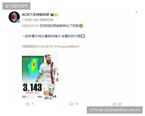 吉鲁点球门前冷静罚中AC米兰领跑